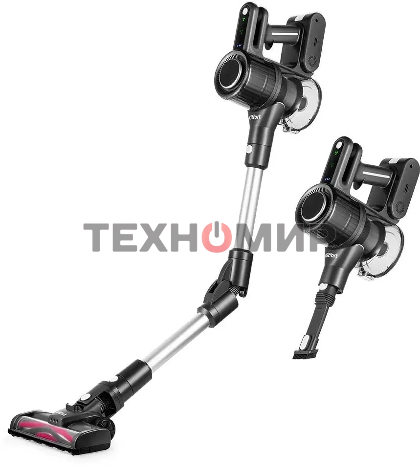 Вертикальный пылесос Kitfort КТ-5168 150Вт белый/черный (в компл.:1мешок)