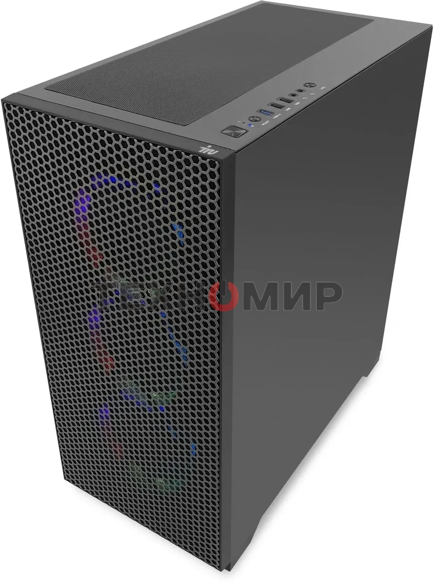 Компьютер IRU Tactio 510B7GP TWR i7 14700F (2.1) 64Gb SSD1Tb RTX 5070 12Gb Windows 11 Pro GbitEth 850W черный (RUS) (2126642)