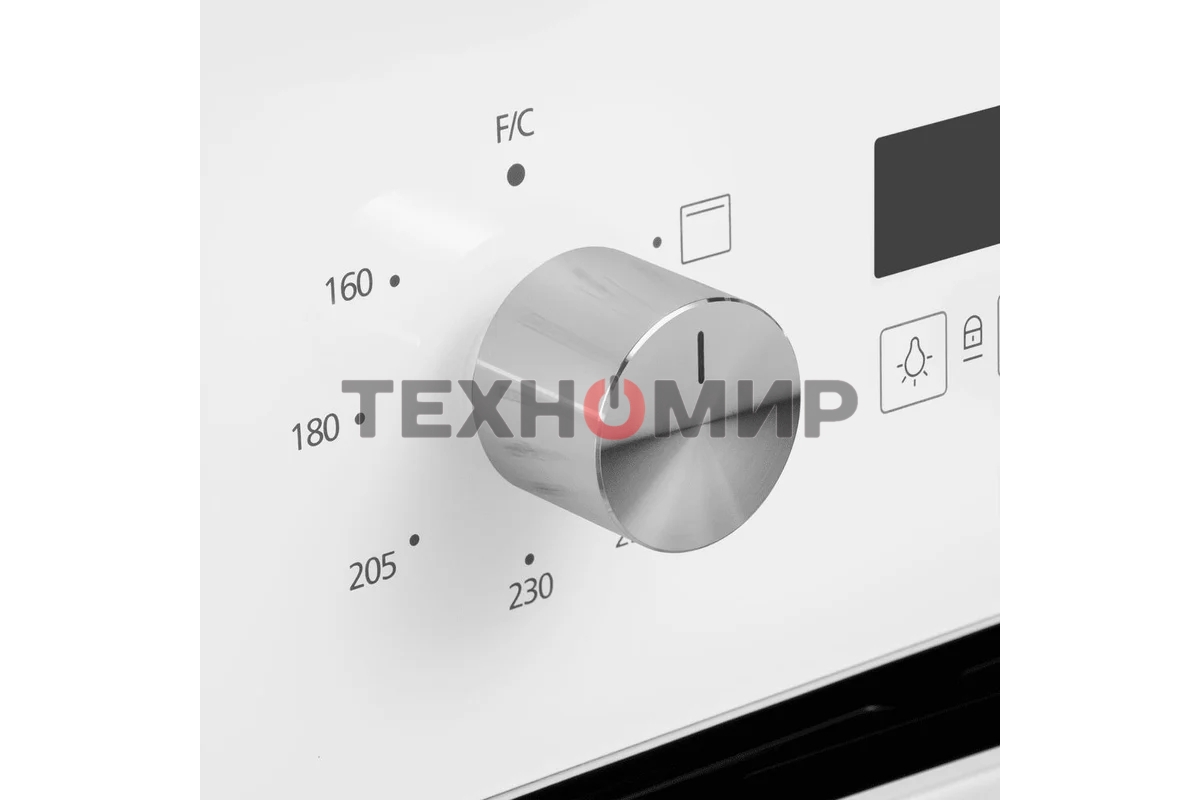 Шкаф духовой газовый с электрическим грилем Maunfeld MOGM703W, встраиваемый