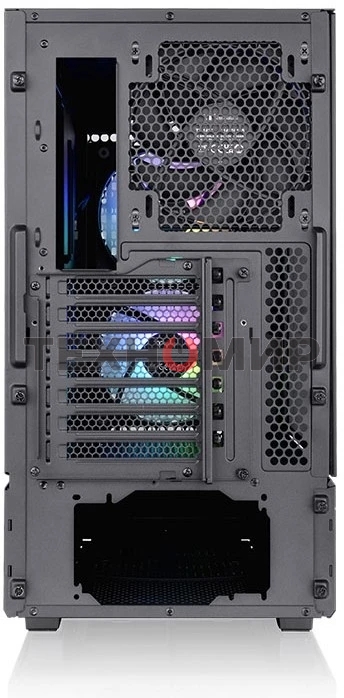 Компьютерный корпус Thermaltake Ceres 300 TG ARGB черный без БП ATX 3x140мм 2xUSB 3.0 1xUSB3.1 audio bott PSU