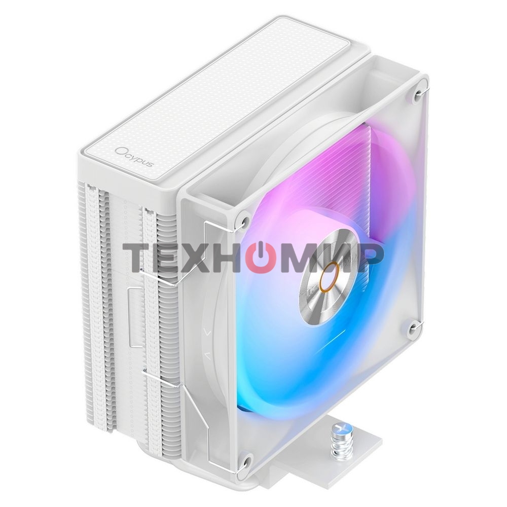 Кулер для процессора Cooler Ocypus Delta A40 WH ARGb белый 120мм алюминий+медь 2000rpm 29db 4-pin 220W 156мм