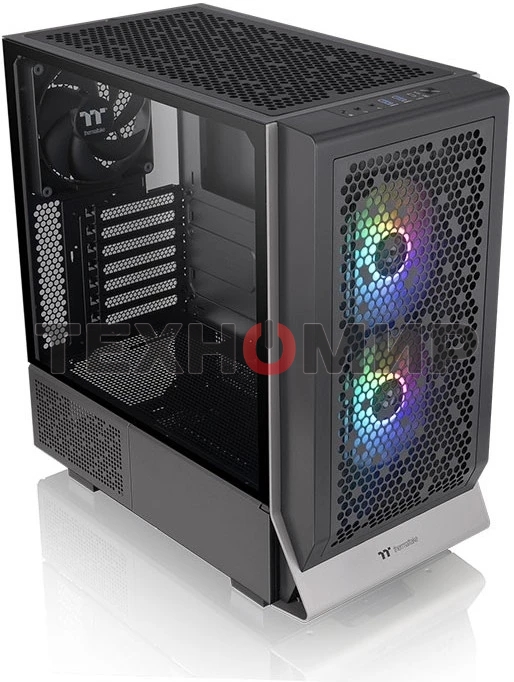 Компьютерный корпус Thermaltake Ceres 300 TG ARGB черный без БП ATX 3x140мм 2xUSB 3.0 1xUSB3.1 audio bott PSU
