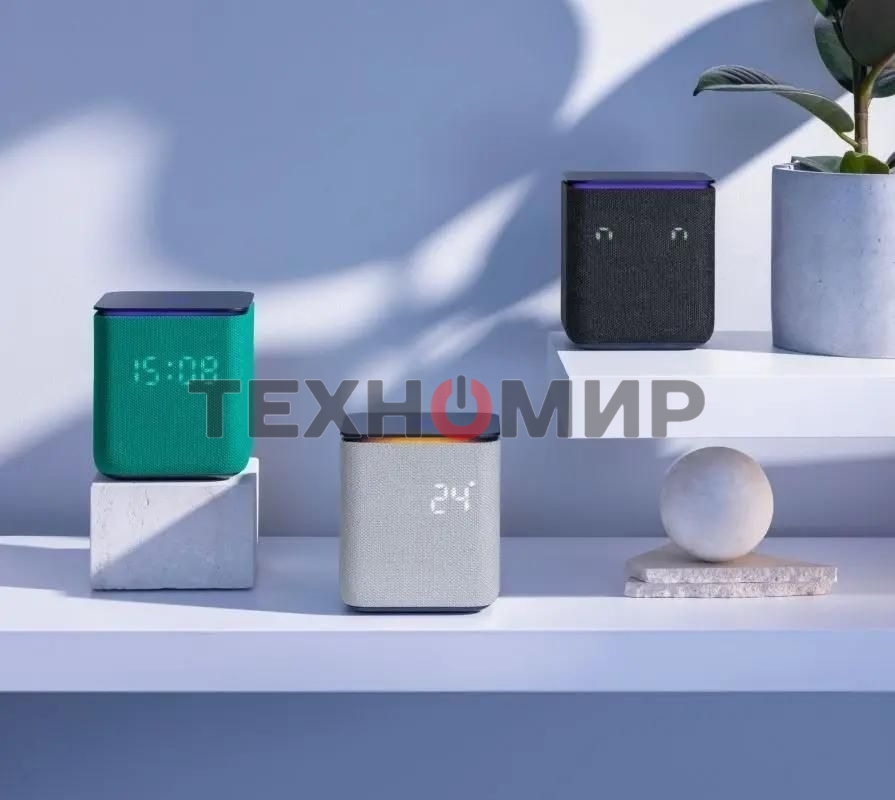 Умная колонка Яндекс Станция Миди, ZigBee, 24Вт, с голосовым ассистентом Алиса на YaGPT, изумрудный