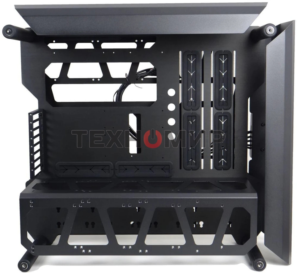 Корпус без блока питания Raijintek ENYO, Full-Tower, TG, no fans, 4xUSB-A 3.0, SSI-EEB, E-ATX, ATX, mATX, mITX Black