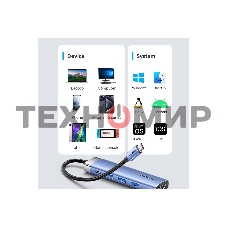 Мультифункциональный хаб Vention USB Type C 5 в 1
