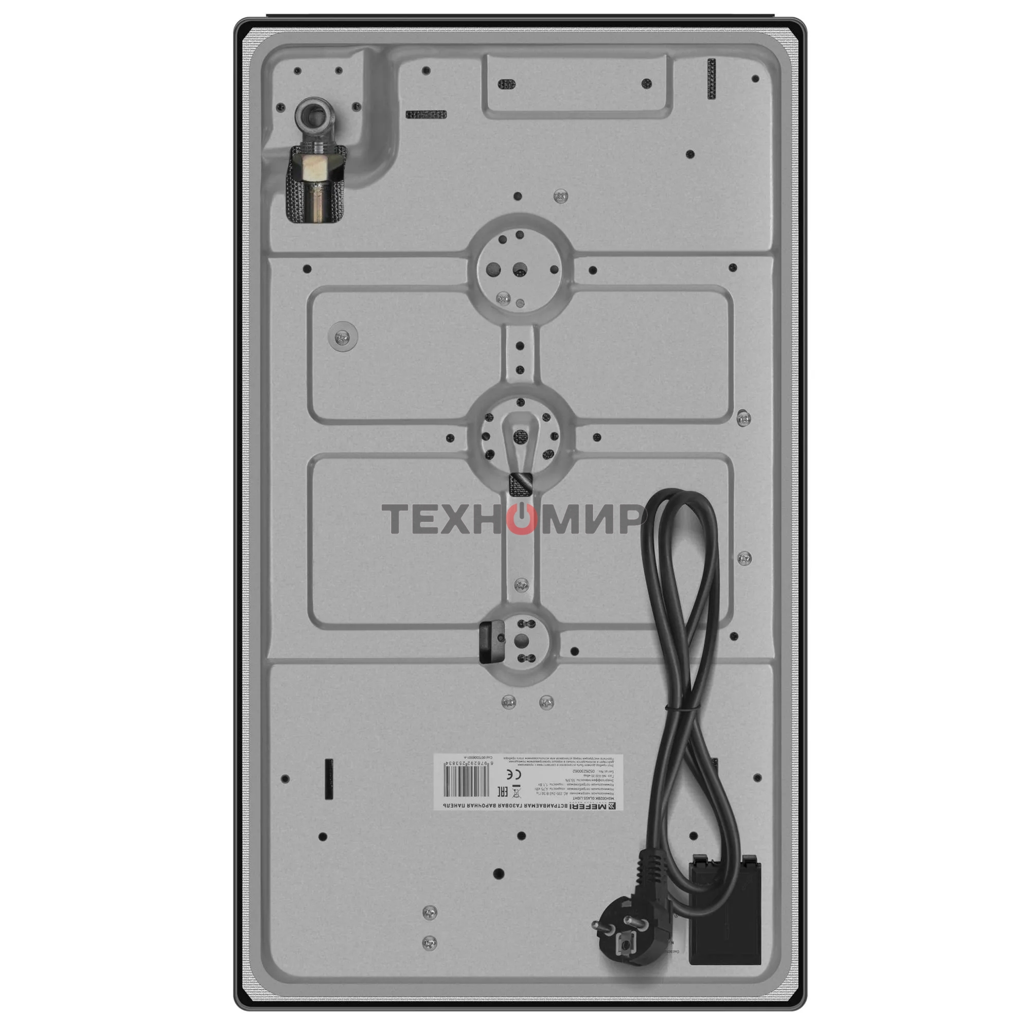 Варочная панель газовая Meferi MGH302BK GLASS LIGHT