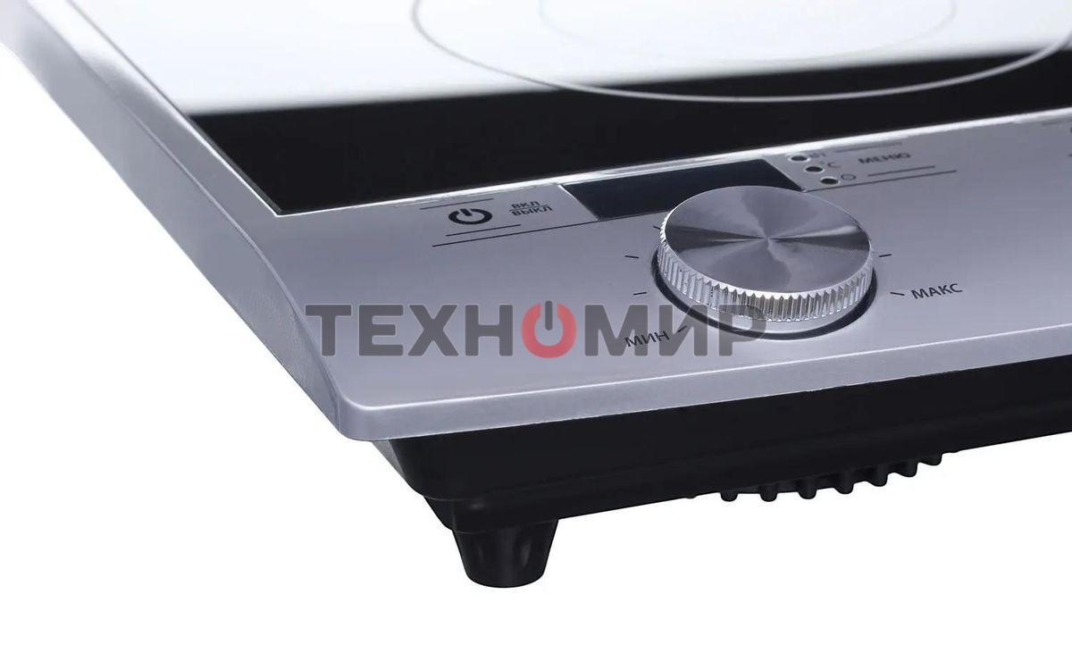 Плита настольная электрическая Hyundai HYC-0103 серебристый/черный стеклокерамика (настольная)