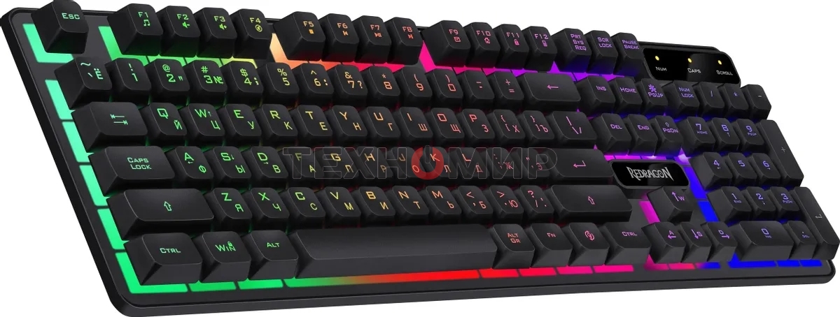 Комплект клавиатура+мышь Redragon S137 проводной, USB, чёрный