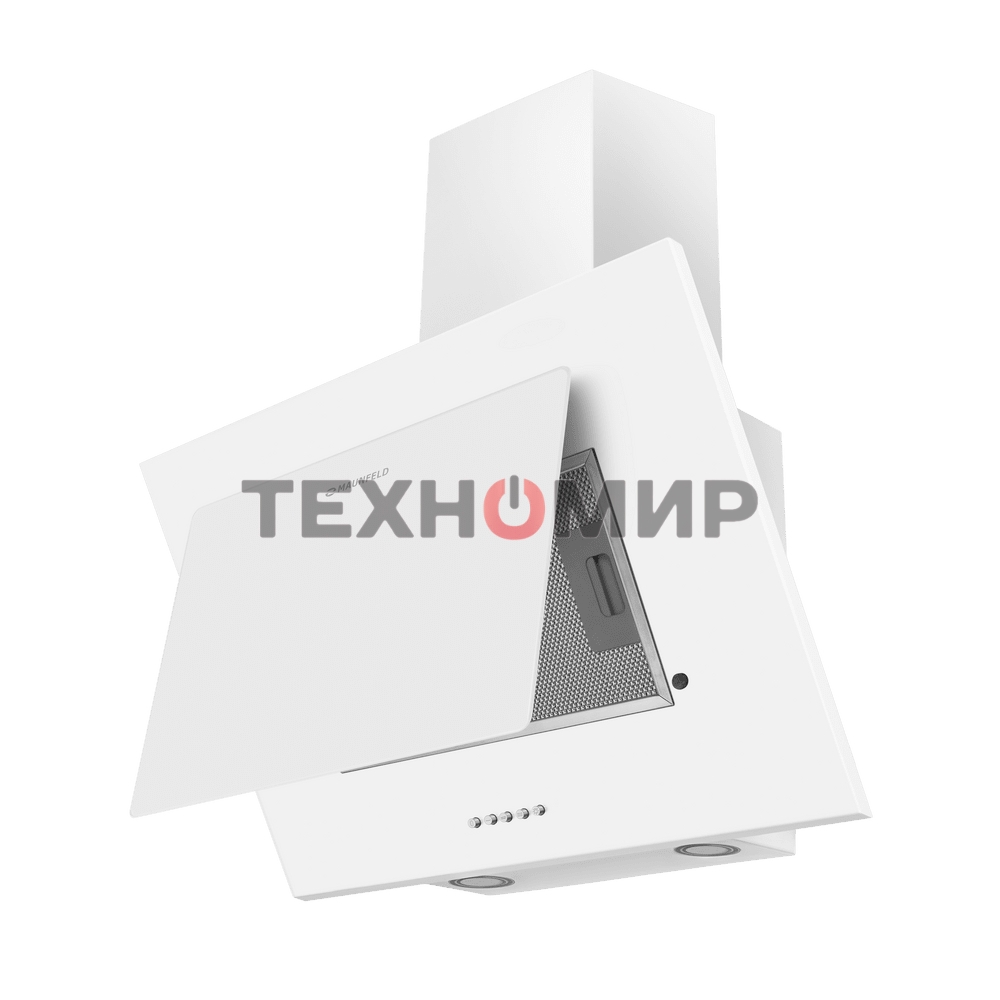 Вытяжка наклонная Maunfeld Tower 60 белый, 60 см, 700 куб. м/ч, 66 дБ