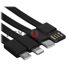 Портативный аккумулятор Tecno Pocket S201 20000mAh 2.4A 2xUSB-A/USB-C черный