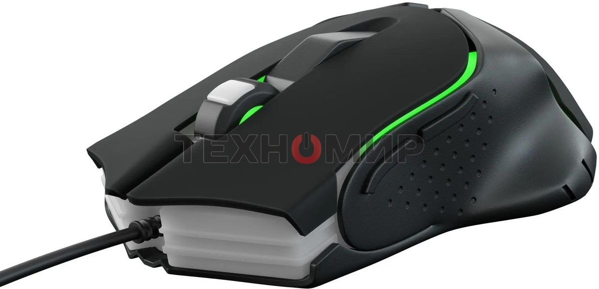 Мышь проводная GMNG 703GM черный, 3200 dpi, USB, кнопки - 6