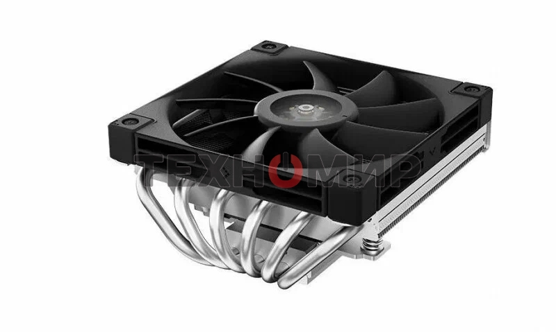 Кулер для процессора DEEPCOOL AN600 черный, 120 мм, алюминий, 1850 об/мин, 24.2 дБ, 4 pin, 180 Вт, 67 мм