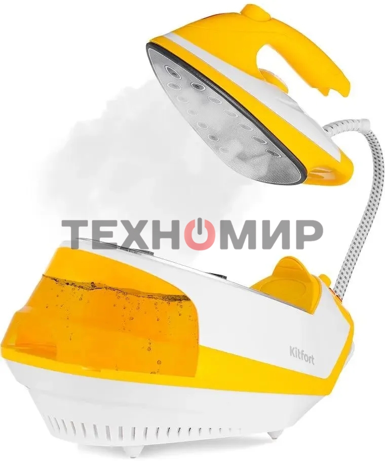 Парогенератор Kitfort КТ-9135-1 2000Вт желтый/белый