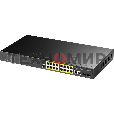 Коммутатор Cudy GS2018PS2-200W (L2) 16x1 Гбит/с 2SFP 16PoE+ 200W управляемый