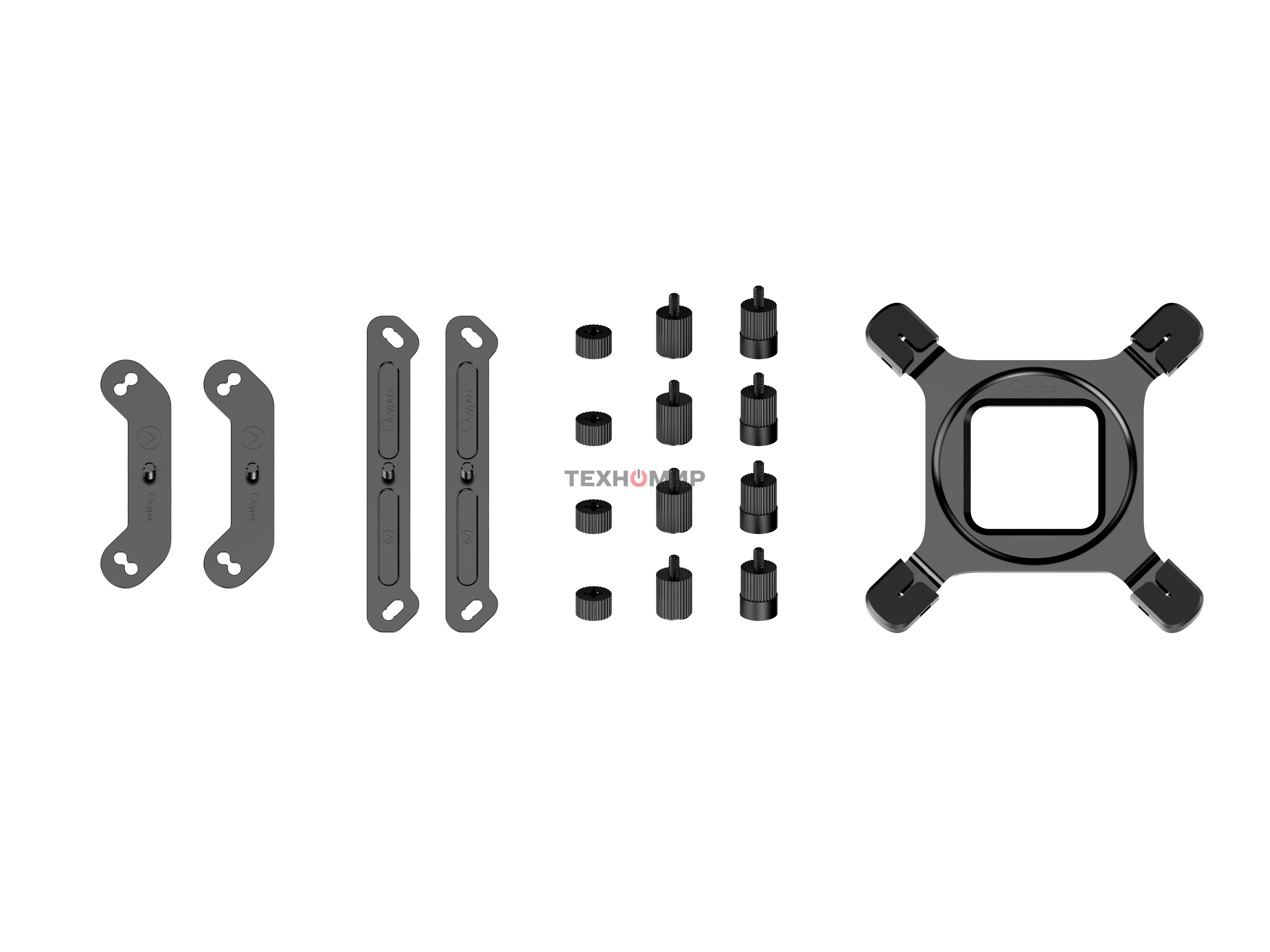 Кулер Ocypus Delta A62 BK ARGb черный 120мм алюминий+медь 2000rpm 29db 4-pin 260W 156мм
