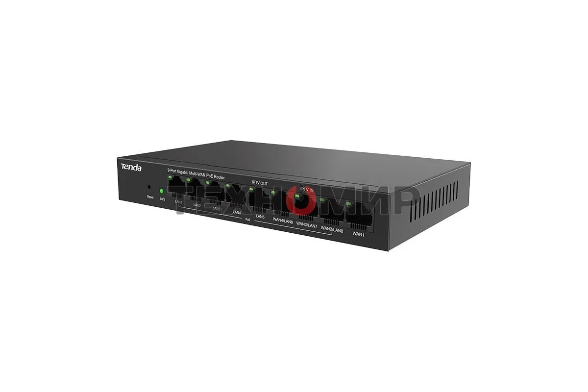 Ethernet-маршрутизатор Tenda G0-8G-PoE 8-портовый гигабитный PoE