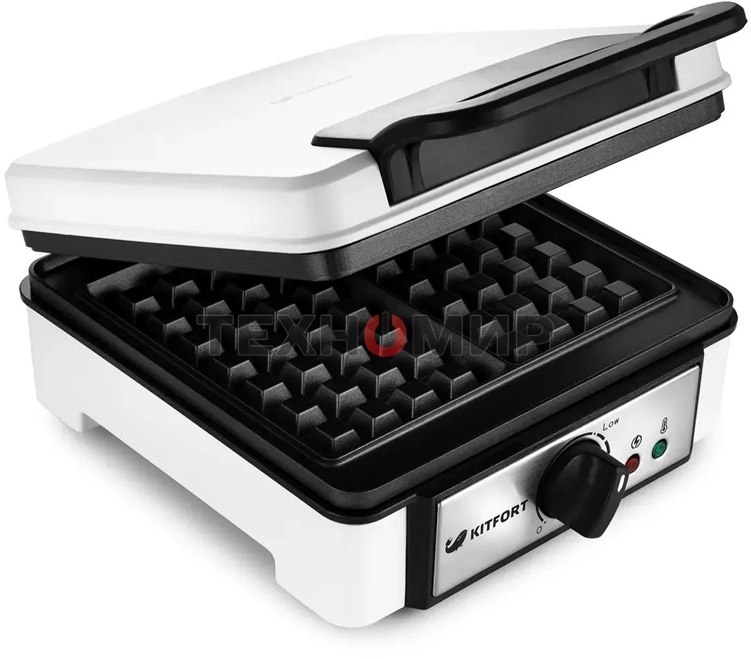 Вафельница Kitfort КТ-1646 1200Вт белый