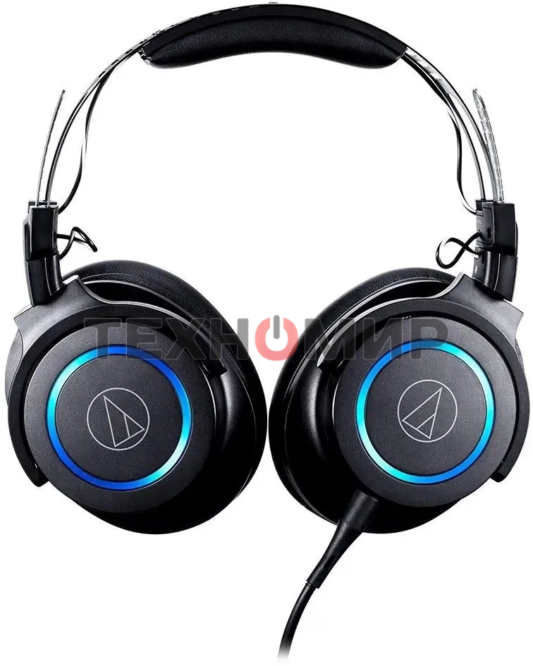 Наушники с микрофоном Audio-Technica ATH-G1 черный/синий 2м мониторные оголовье (80000808)