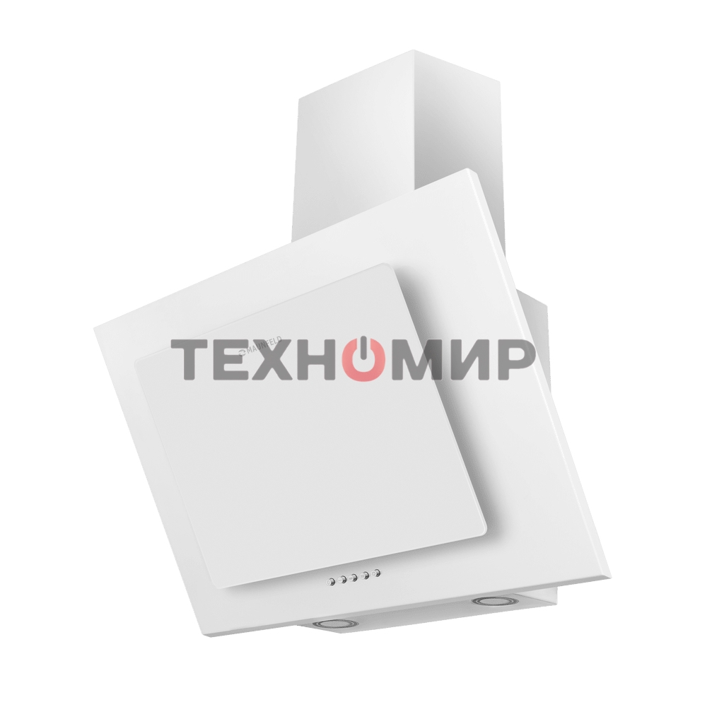 Вытяжка наклонная Maunfeld Tower 60 белый, 60 см, 700 куб. м/ч, 66 дБ