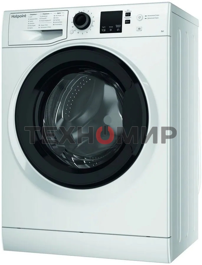 Стиральная машина Hotpoint NSS 6015 K RU белый, загр. фронтальная макс.: 6 кг 1000 об/мин класс: А