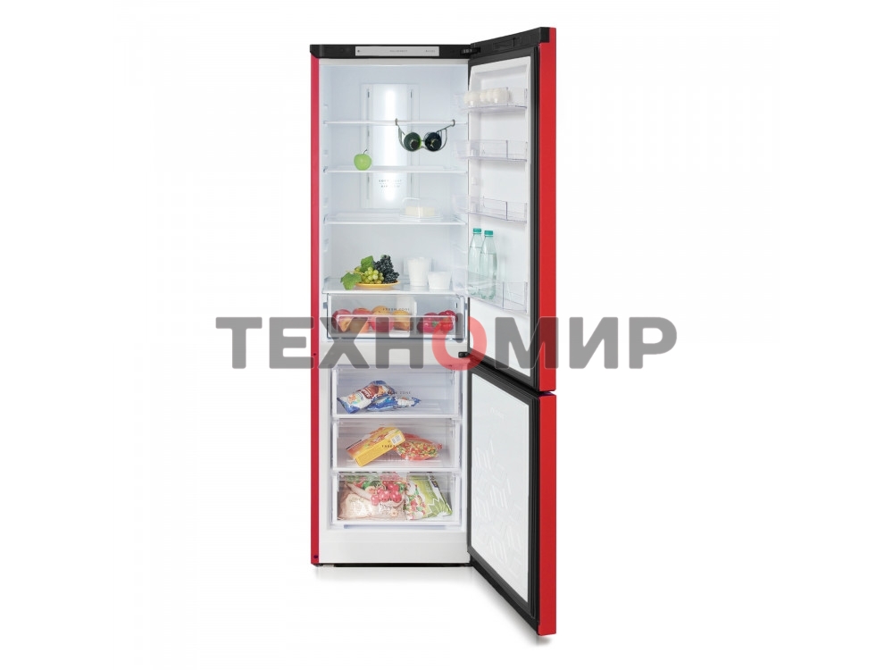 Холодильник Бирюса Б-H960NF красный двухкамерный 240/100л морозилка снизу, No Frost