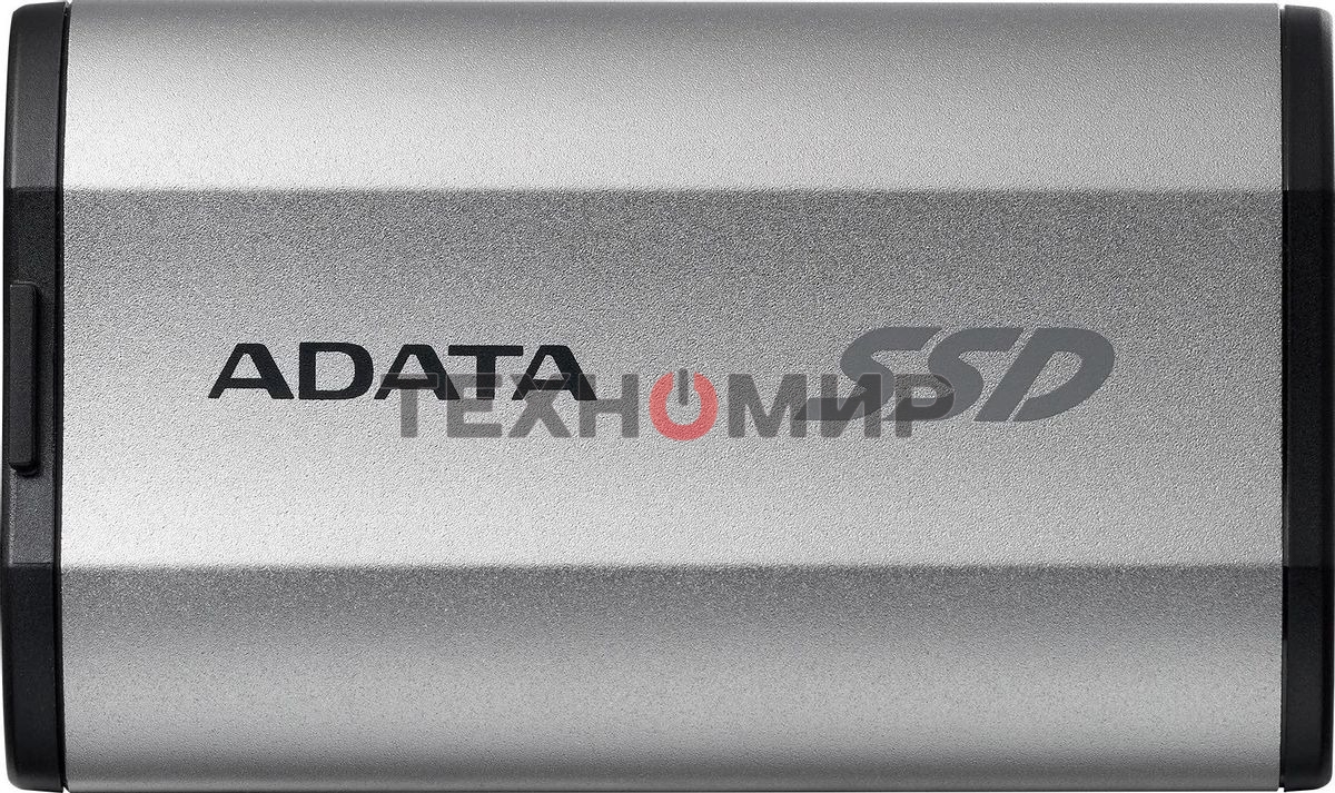 Внешний SSD ADATA SD810, 1TB, USB 3.2 Gen 2x2 Type-C, R/W 2000/2000, серебристый