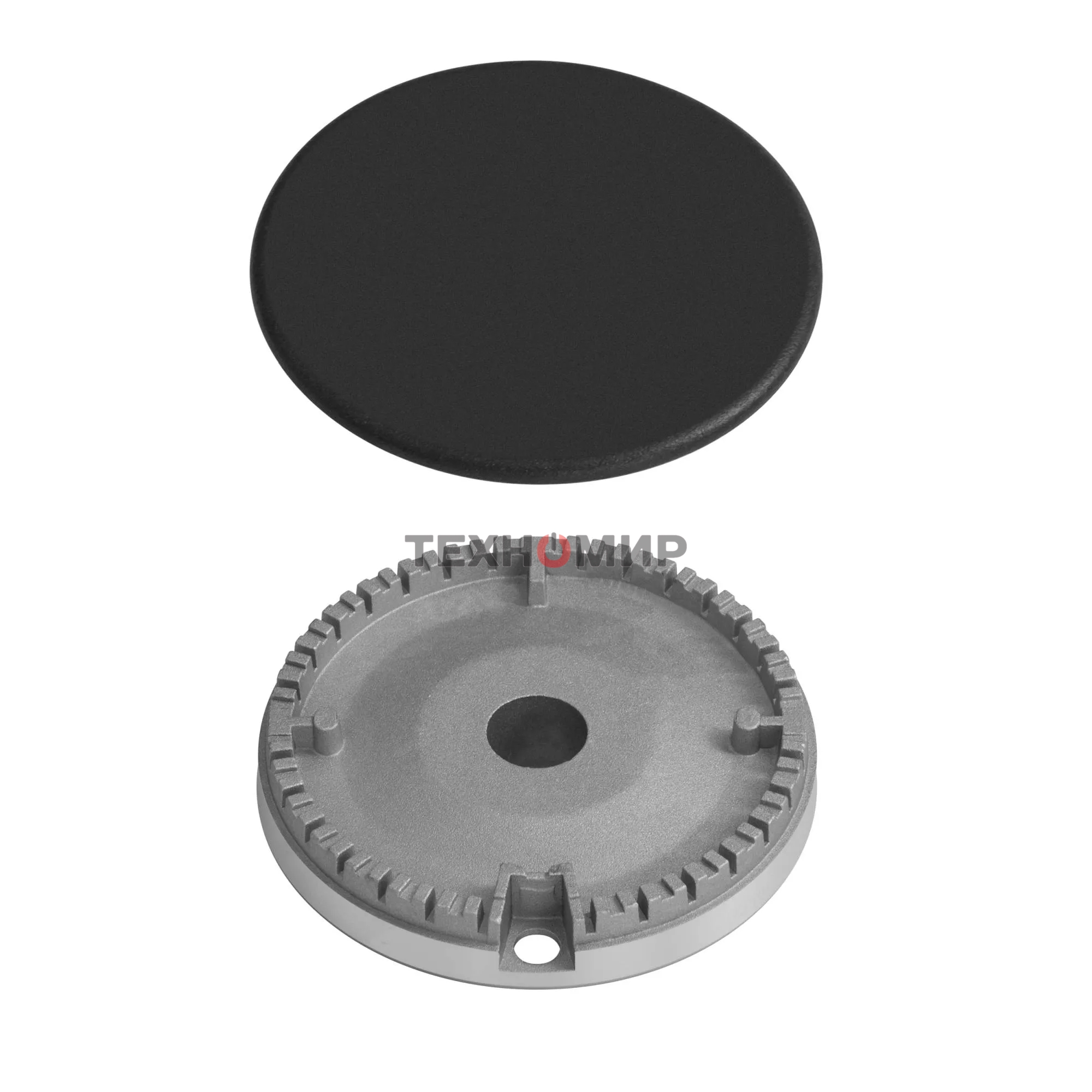 Варочная панель газовая Meferi MGH302BK GLASS LIGHT