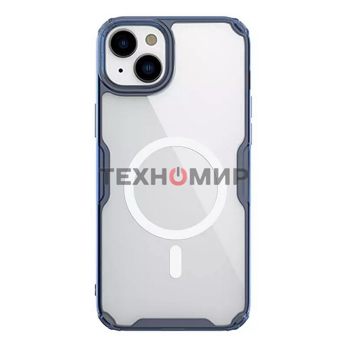 Чехол Nature TPU Pro Magnetic Case, синий, (AP IP15 Plus)