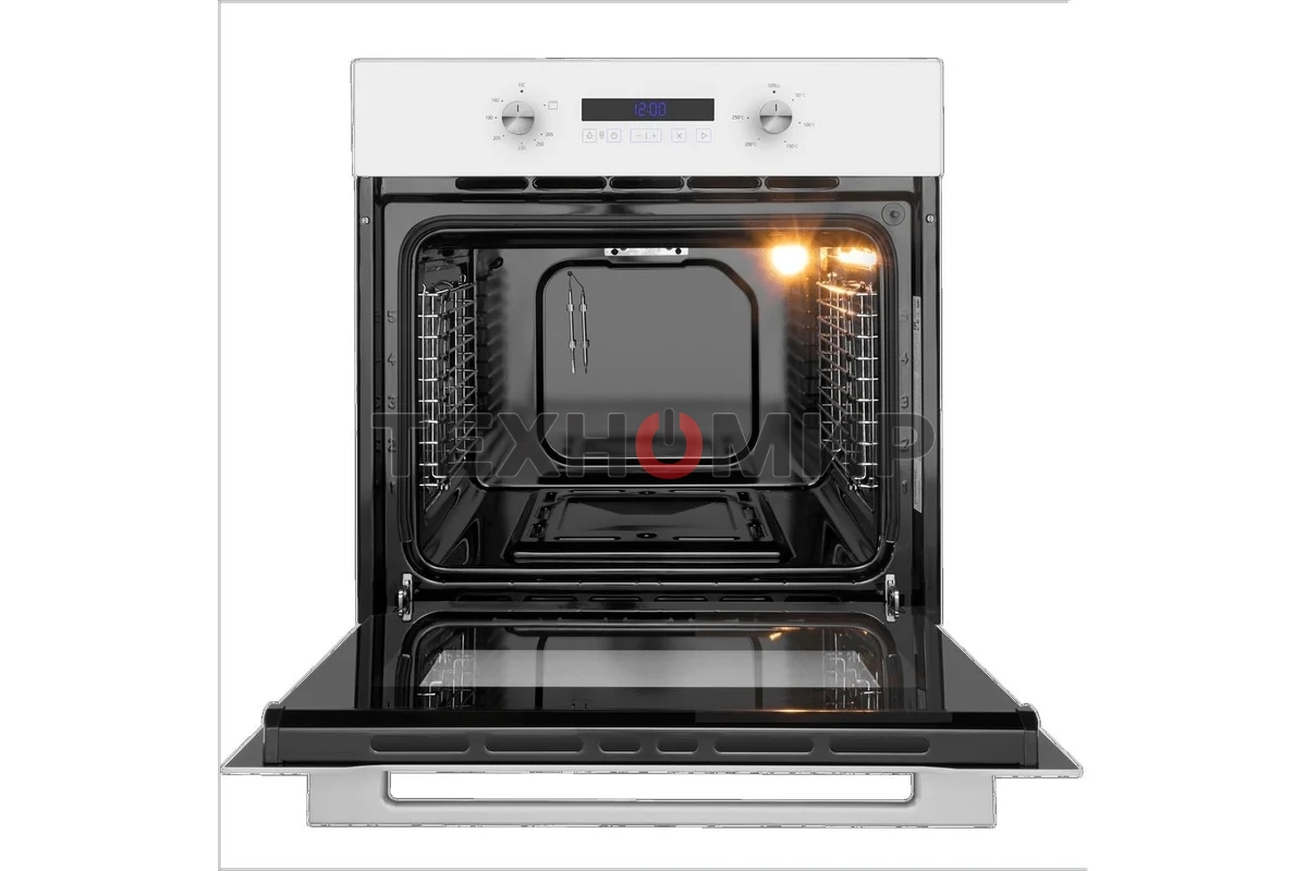 Шкаф духовой газовый с электрическим грилем Maunfeld MOGM703W, встраиваемый