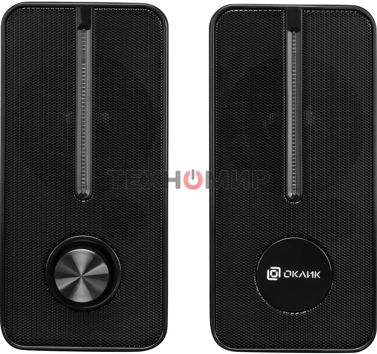 Акустическая система Оклик OK-120U 2.0 черный 6Вт