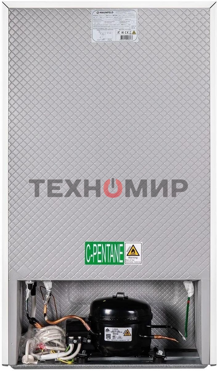 Холодильник Maunfeld MFF83W белый мат. однокамерный 85л