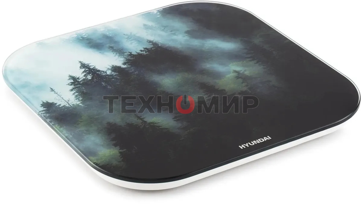 Весы напольные электронные Hyundai H-BS03761 макс.180кг темно-зеленый