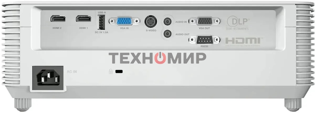 Проектор InFocus IN0026ST DLP, WXGA, 3800 lm, 30 000:1, 0.52:1, 2xHDMI 1.4, VGA in/out, S-Video, 3.5мм in/out, USB-A, RS-232, лампа 15 000ч.(ECO mode), 10W, 27дБ, 2,9 кг, БЕЛЫЙ