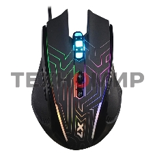 Мышь проводная A4Tech X87 черный, 2400 dpi, USB, кнопки - 8