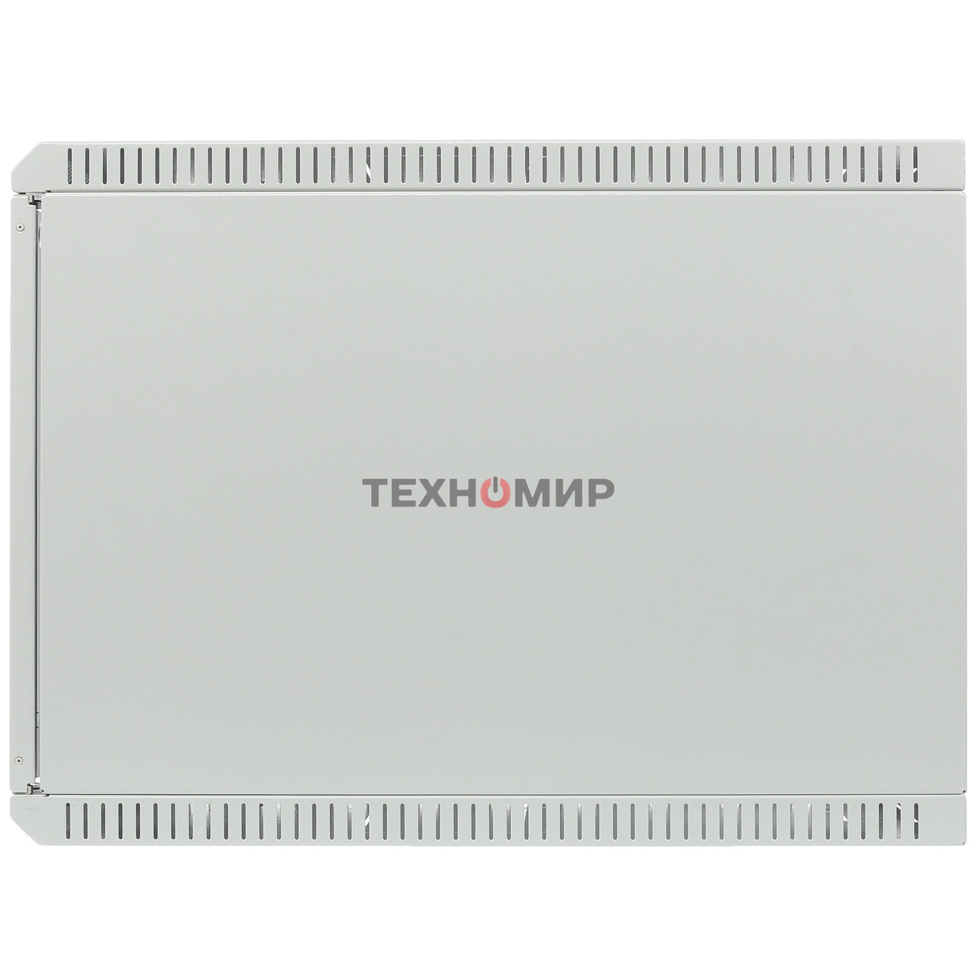 Шкаф настенный ЦМО ШРН-Э-9.650 9U 600x650мм пер.дв.стекл несъемные бок.пан. серый