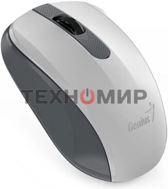 Мышь беспроводная Genius NX-8008S белый/серый, 1200 dpi, радиоканал, USB, кнопки - 3