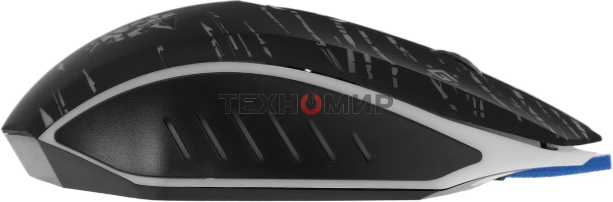 Мышь проводная Defender Dark Agent GM-590L черный, 12800 dpi, USB, кнопки - 6