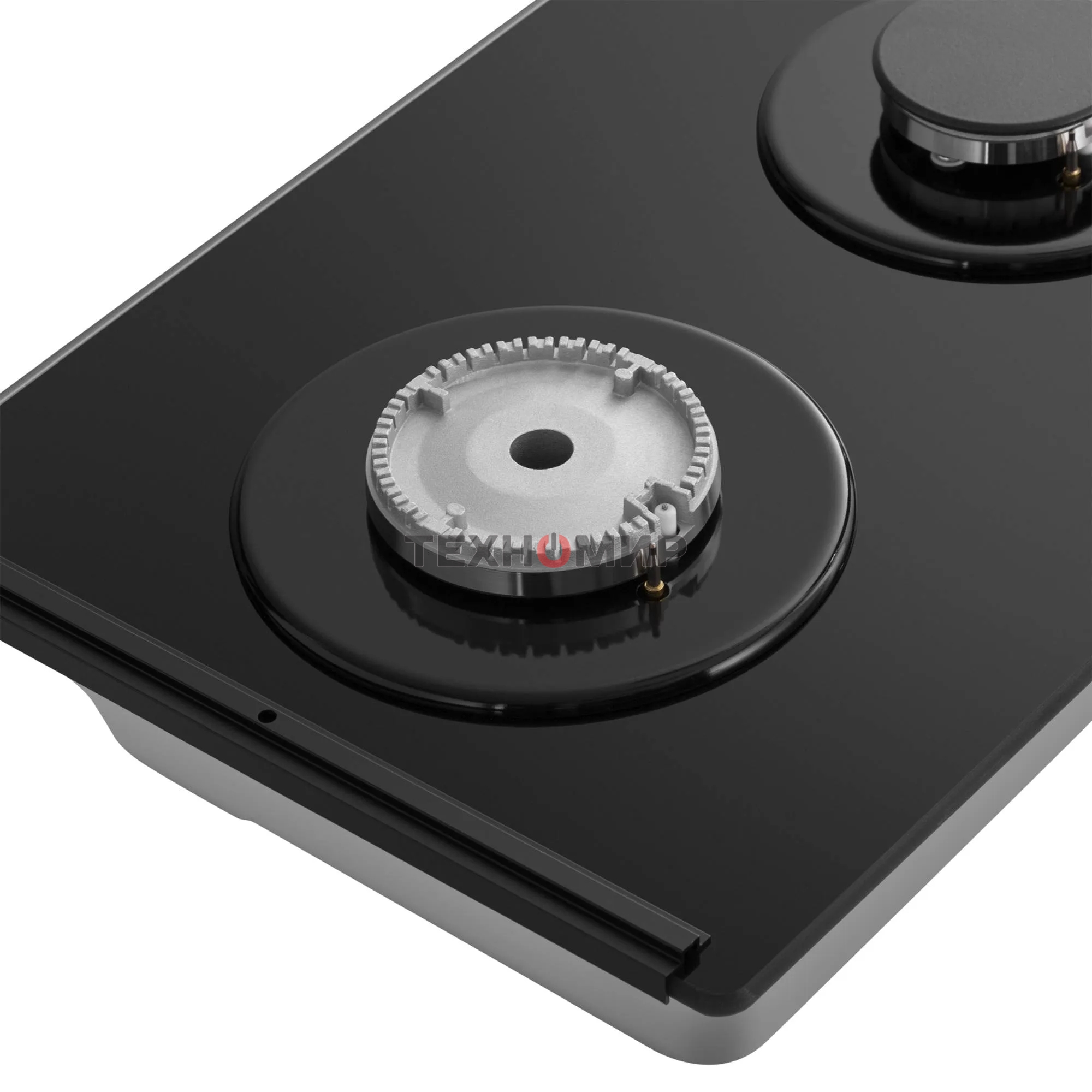 Варочная панель газовая Meferi MGH302BK GLASS LIGHT