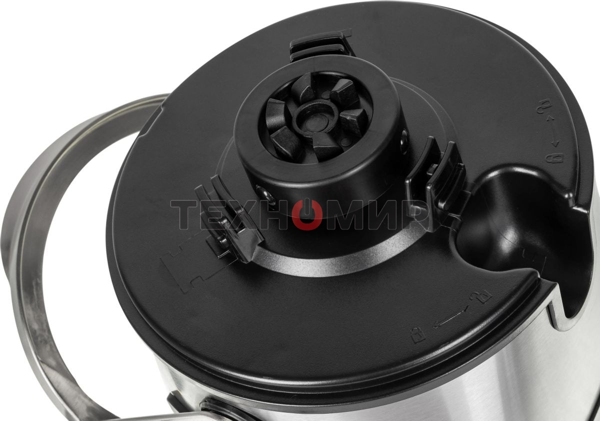 Кухонный комбайн Kitfort KT-1395 800Вт серебристый/черный