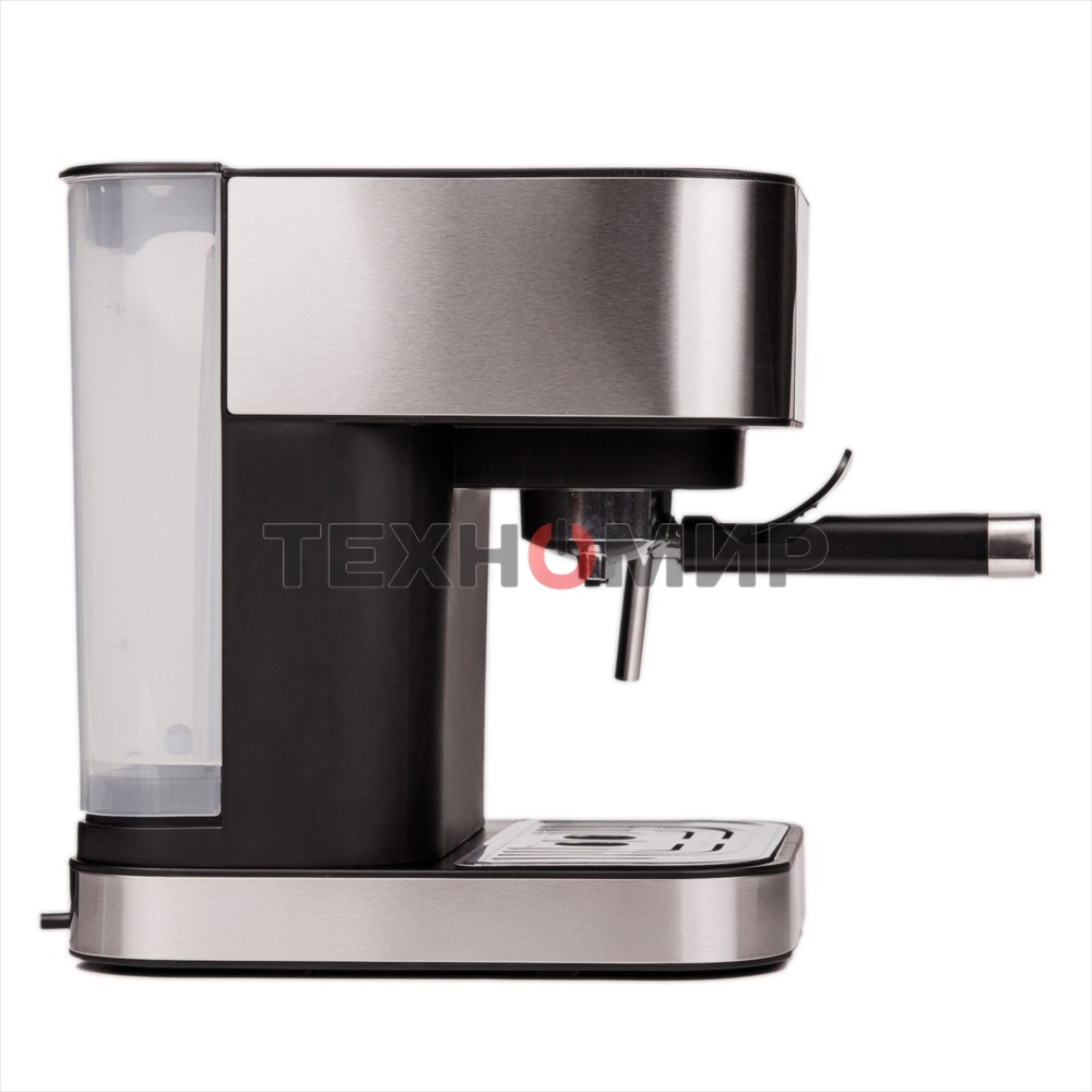 Кофеварка рожковая Centek CT-1164 серебристый, исп. кофе - молотый, 1.5 л, 1150 Вт, 15 бар