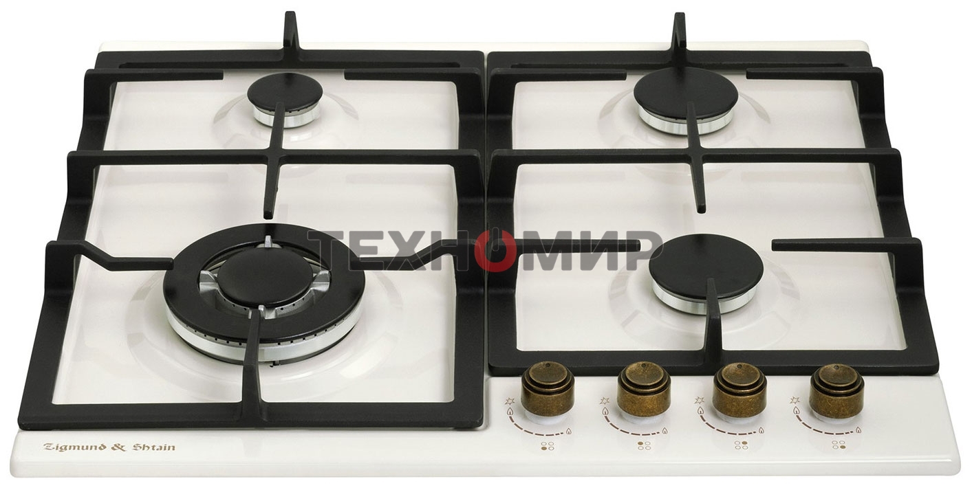 Газовая варочная панель Zigmund & Shtain G 16.6 X независимая, бежевый