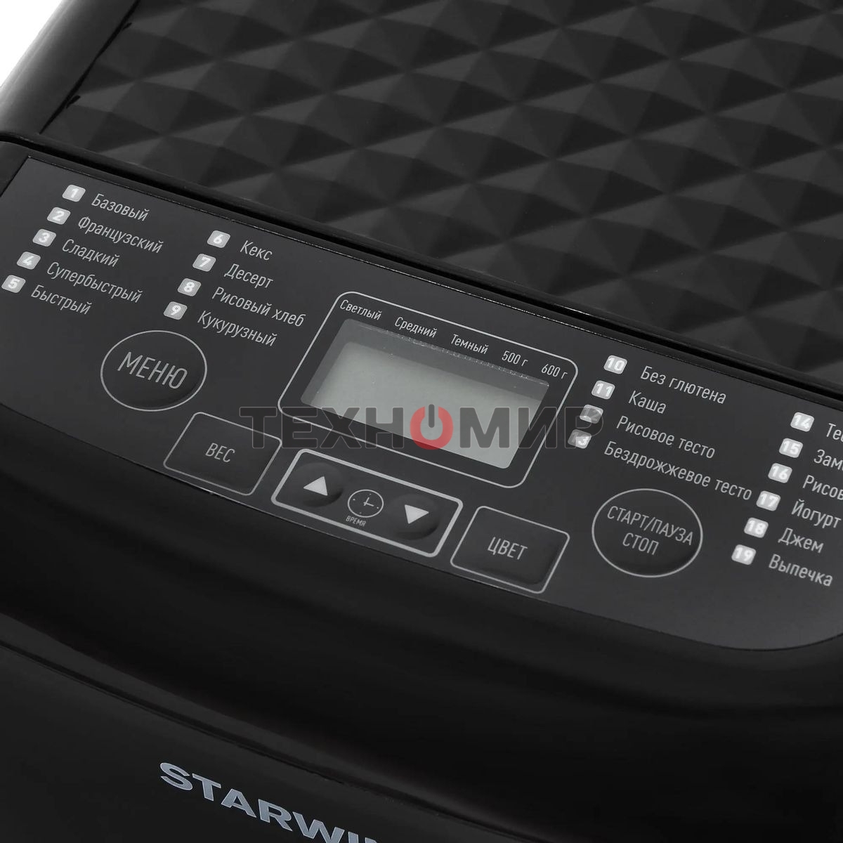 Хлебопечь Starwind SBM1083 500 Вт, черный