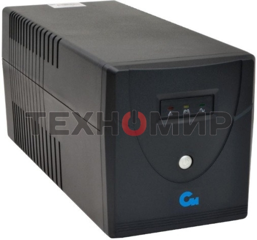 Источник бесперебойного питания Связь Инжиниринг СИПБ1БА.6-11/ЛИ Schuko 600Вт 1000ВА черный