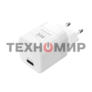 Сетевое зарядное устройство MORE CHOICE (4620202555816) NC86 1Type-C 3.0A PD 20W, белый