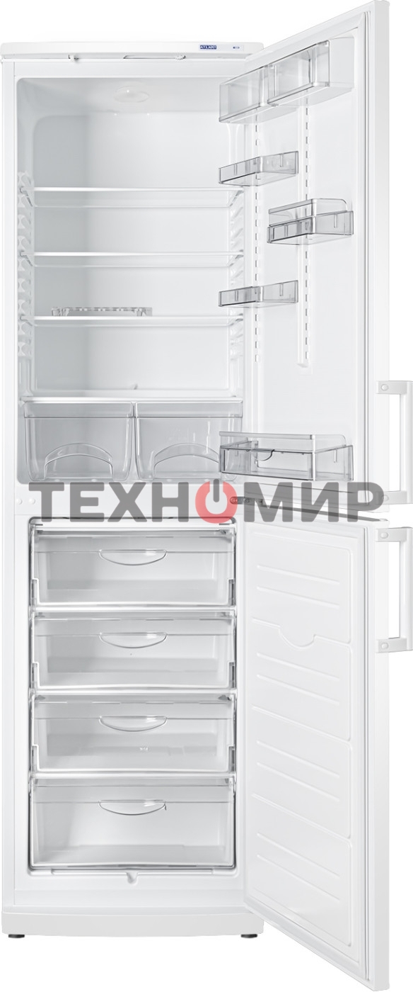 Холодильник Atlant XM-4025-000 белый двухкамерный 225/139л морозилка снизу