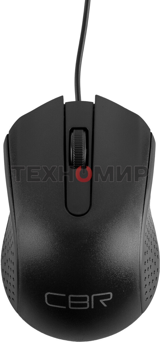 Мышь проводная CBR CM 123 черный, 1000 dpi, USB, кнопки - 3