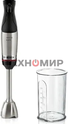 Блендер погружной Bosch MSM6M610 1000 Вт, нержавеющая сталь/черный