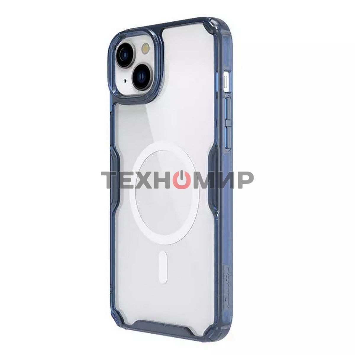 Чехол Nature TPU Pro Magnetic Case, синий, (AP IP15 Plus)