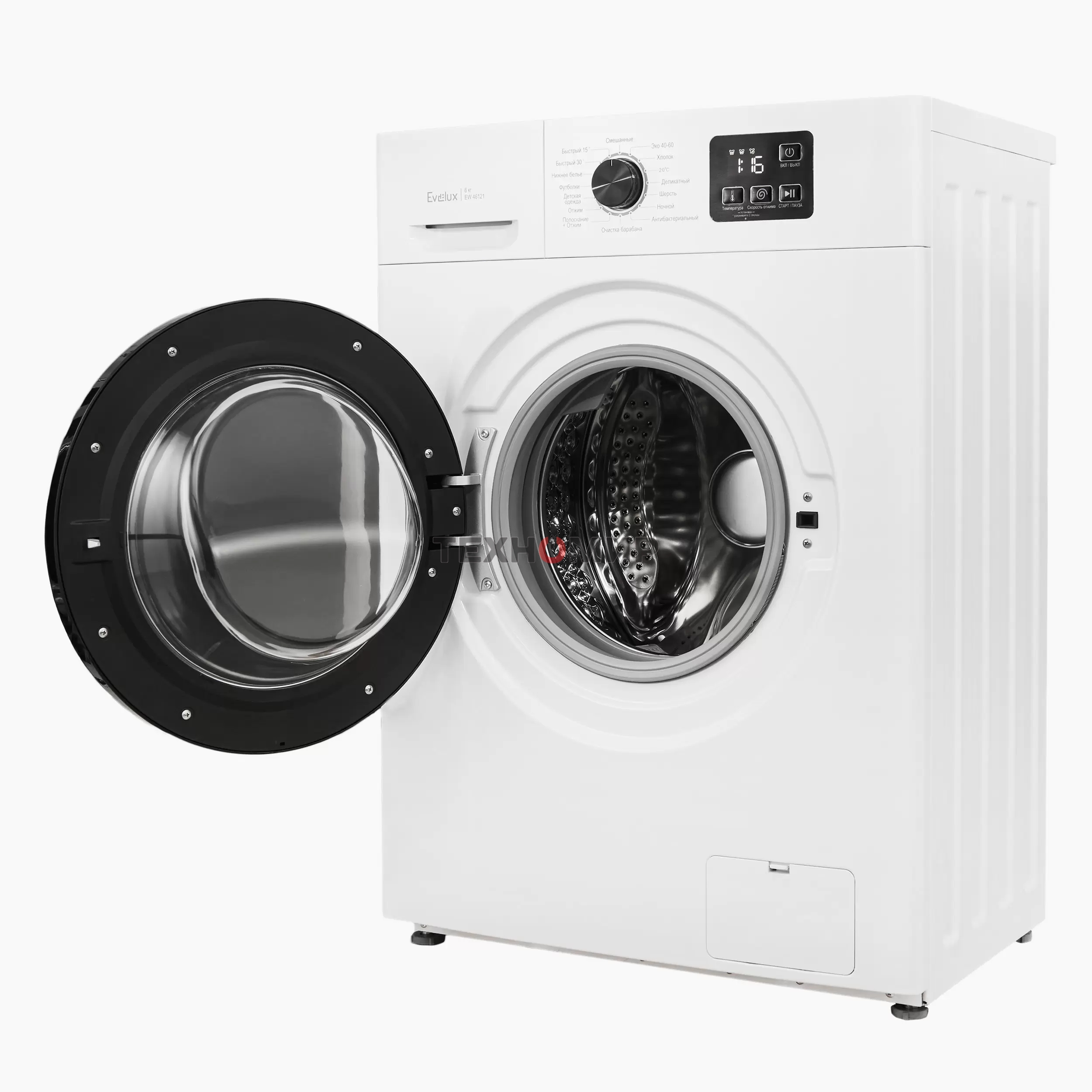 Стиральная машина Evelux EW 46121 белый загр.фронтальная макс.:6 кг 1200об/мин класс: А++