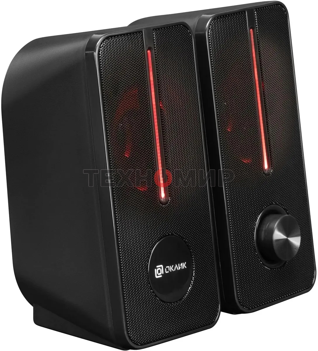 Акустическая система Оклик OK-120U 2.0 черный 6Вт